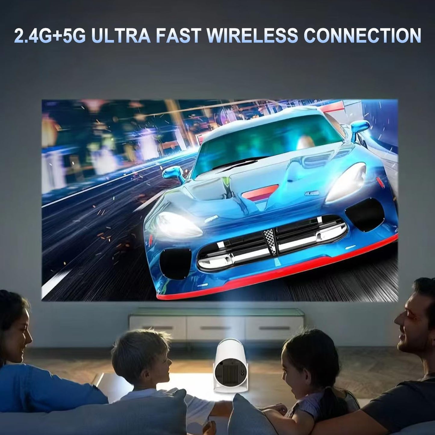 Infinity Cube™ 4k Mini Portable Projector